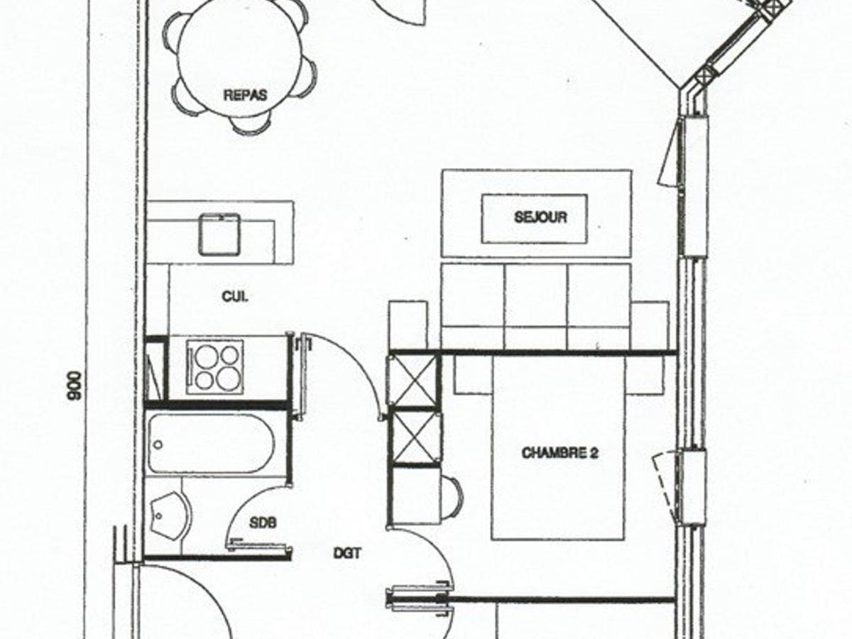 Appartement 3 Pieces Avec Balcon, Animaux Admis, Parking. 7 Couchages, Hameau De La Foret - Fr-1-291-776 Valmorel Exterior photo